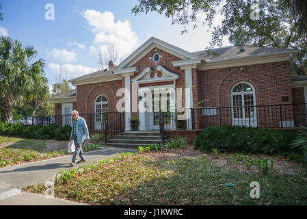 Matheson museo è un repository locale di informazioni storiche a Gainesville, Florida. Foto Stock