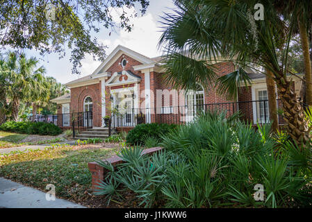 Matheson museo è un repository locale di informazioni storiche a Gainesville, Florida. Foto Stock