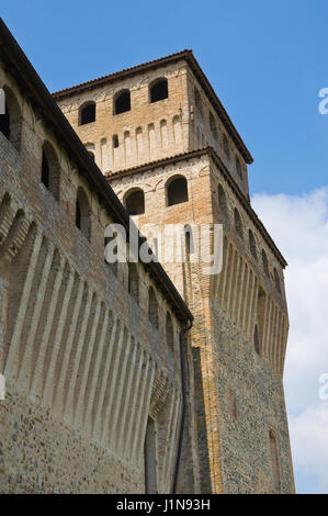 Castel di Torrechiara. Emilia Romagna. L'Italia. Foto Stock