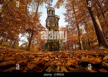 Von-der-Heydt-Tower in autunno, Wuppertal, Bergisches Land, Nord Reno-Westfalia, Germania Foto Stock