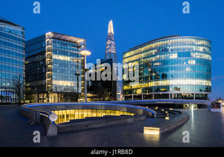 Alba arriva a Londra, Regno Unito Foto Stock