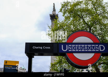 La stazione di Charing Cross Foto Stock