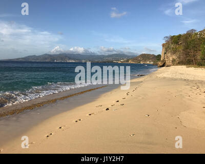 Pink gin Beach, Grenada, dei Caraibi Foto Stock