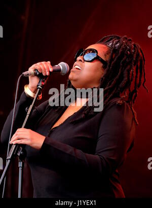 Caron Wheeler con Soul II Soul Foto Stock