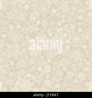 Fiocchi di neve perfetta pattern (vector) Illustrazione Vettoriale