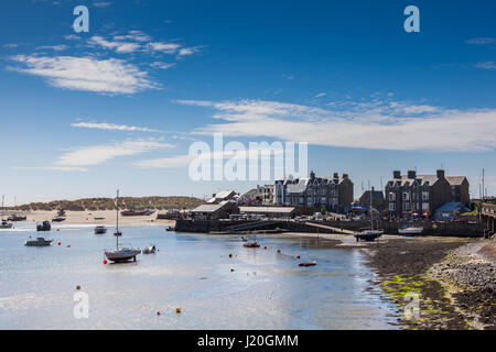 Blaenau Ffestiniog porto, sul Mawddach Estuary, Barmouth, Gwynedd, Snowdonia, Galles Foto Stock