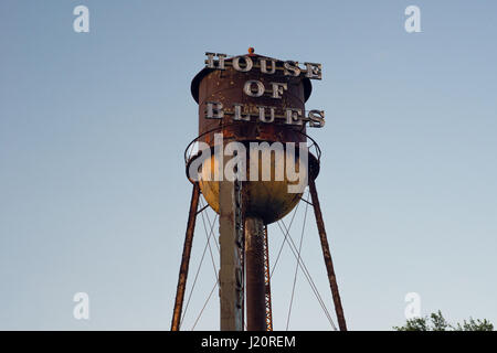 House of Blues sign in Orlando Florida Foto Stock