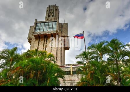 L'Ambasciata della Russia a l'Avana, Cuba (architetto Aleksandr Rochegov) è un suggestivo edificio costruttivista in Miramar distretto della città. Alcune l Foto Stock