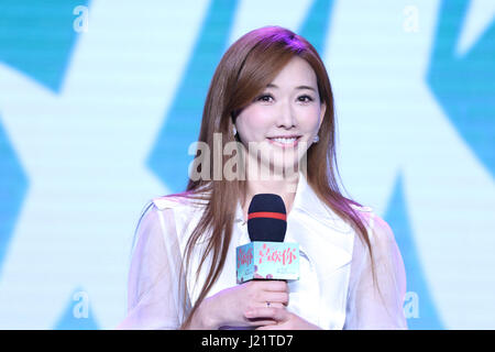 Pechino, Cina. 23 apr, 2017. Takeshi Kaneshiro, Dongyu Zhou, di refrigerazione Lin assistere alla premiere di questo non è ciò che ho escluso a Pechino in Cina il 23 aprile, 2017.(foto di TPG) Credito: TopPhoto/Alamy Live News Foto Stock