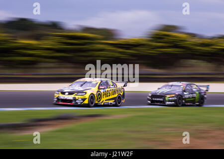 Melbourne, Australia. 23 apr, 2017. MELBOURNE, Australia - 23 aprile: durante il 2017 WD-40 Phillip Island 500, Australia il 23 aprile 2017. Foto: Dave Hewison Credito: Dave Hewison sport/Alamy Live News Foto Stock
