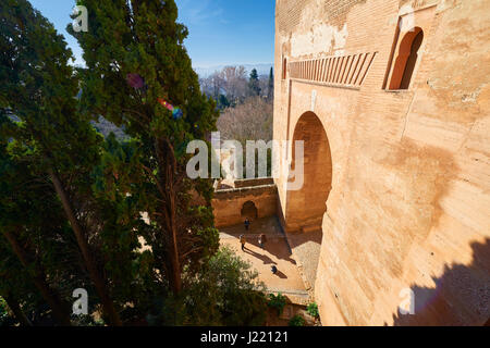 Puerta de la Justicia, Alhambra de Granada, Granada, Andalusia, Spagna, Europa Foto Stock