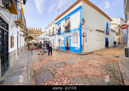 Puerta de Almodóvar. Strada del quartiere ebraico. Córdoba, Andalusia, Spagna, Europa Foto Stock