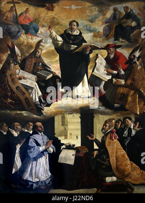 L'Apoteosi di San Tommaso d Aquino 1631 da Francisco de Zurbarán Apoteosis de Santo Tomas Foto Stock