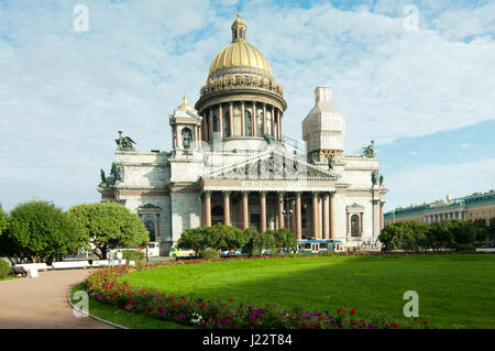 St Issak la cattedrale di San Pietroburgo, Russia Foto Stock