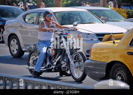 Moto personalizzate in Las Vegas, Nevada, STATI UNITI D'AMERICA Foto Stock