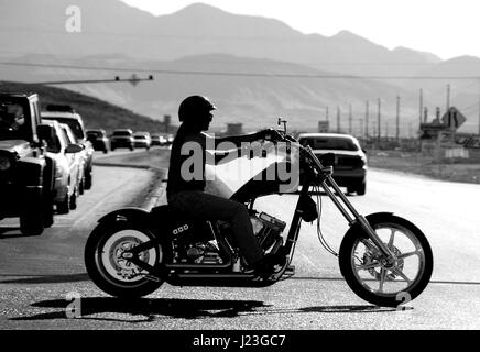 Moto personalizzate in Las Vegas, Nevada, STATI UNITI D'AMERICA Foto Stock