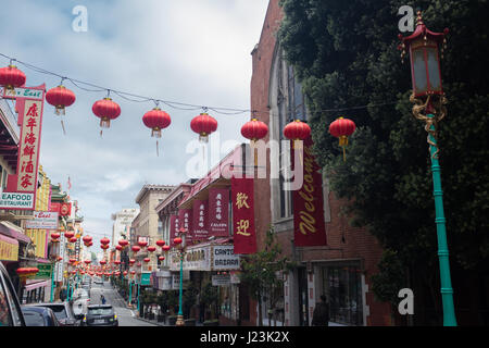 San Francisco streetscenes Foto Stock