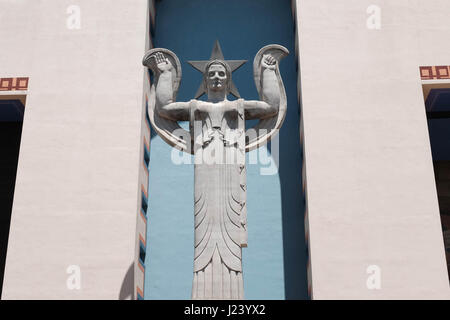 Art Deco statua al Fair Grounds, Dallas, TX Foto Stock