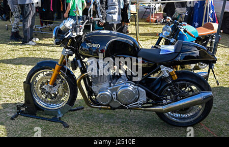 Norton Commando 961 sport motocicletta basato sul vecchio Norton Commando Foto Stock