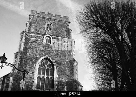 Chiesa di tutti i santi in Hastings Old Town, East Sussex, Regno Unito Foto Stock