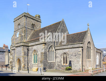 Parrocchia anglicana chiesa di St Thomas à Becket in Lewes, East Sussex, Inghilterra, Regno Unito. Foto Stock