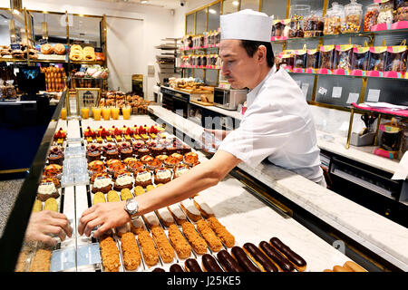 Dolore panificio, Parigi 18th, Francia Foto Stock