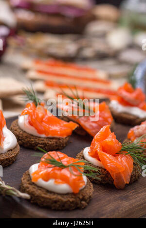 Ancora in vita - la tradizionale cucina norvegese, rustico Nordico Foto Stock