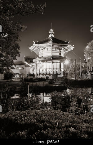 Il parco Ueno di notte a Tokyo in Giappone. Foto Stock