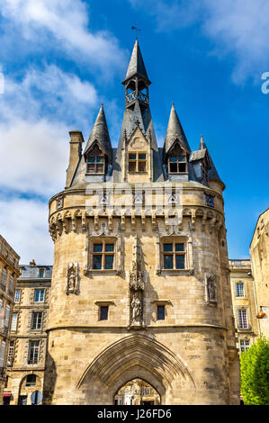 Porte Cailhau, una porta medievale in Bordeaux - Francia, Gironde Foto Stock