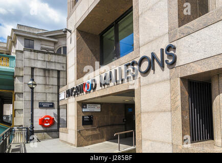 Gli uffici di Londra del re & Legno Mallesons LLP, multinazionale studio legale con sede a Hong Kong, tre gru a piedi, London EC4, in amministrazione Foto Stock