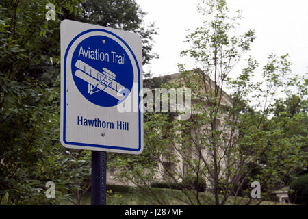 Hawthorn Hill, il 1914 residenza costruita dai fratelli Wright a Dayton, Ohio dopo che essi furono il successo costruttori di aereo. Foto Stock