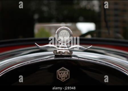 LUDWIGSBURG, Germania - 23 Aprile 2017: Essex Super Six oldtimer auto presso l'evento eMotionen on April 23, 2017 in Ludwigsburg, Germania. Close-up del Foto Stock