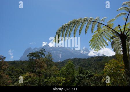 Mount Kinabalu. Parco Kinabalu, Sabah Borneo, Malaysia, sud-est asiatico Foto Stock