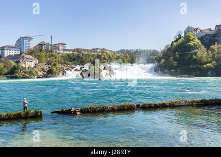 Cascate del Reno Foto Stock