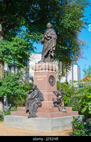 Felix Mendelssohn Bartholdy Denkmal, Mendelssohn memorial, Dittrichring, Lipsia, Sassonia, Germania Foto Stock