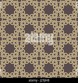 Seamless Pattern in stile arabo Foto Stock