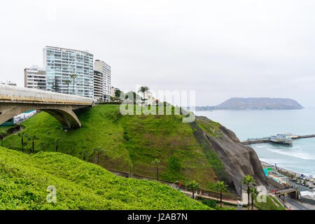 Il Perù, Lima, scene di strada in Lima, capitale del Perù Foto Stock