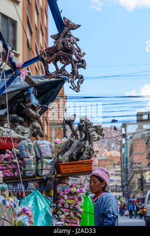 Bolivia, Departamento de La Paz, La Paz, Mercato di La Paz Foto Stock