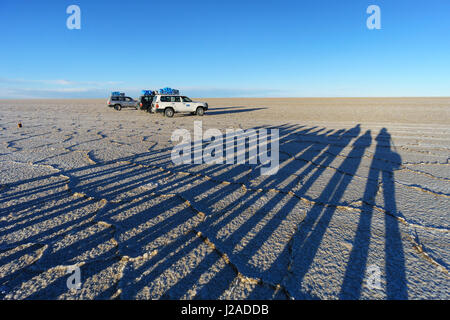 Bolivia, dipartimento di Potosí, Uyuni, Salar de Uyuni Foto Stock