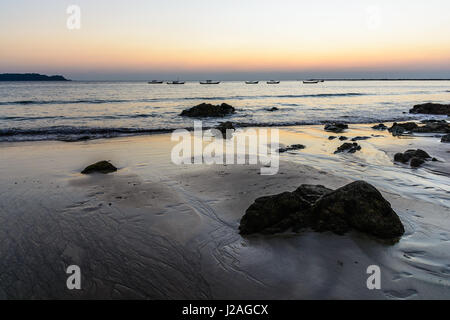 Myanmar (Birmania), Thandwe distretto, Zi Phyu Kone, Ngapali Beach Foto Stock