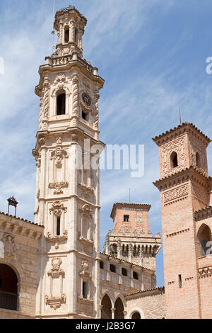 Plaza Mayor a Poble Espanyol in Palma de Mallorca, Spagna Foto Stock