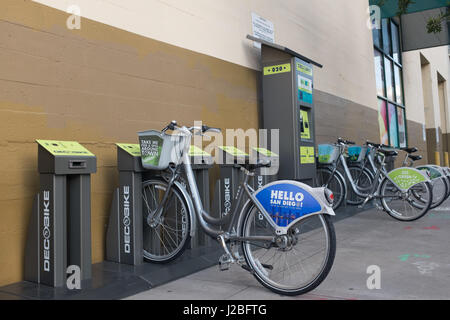 Dic Bike pubblico noleggio bici a San Diego, California Foto Stock