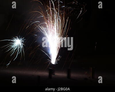 Fuochi d'artificio Foto Stock