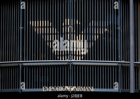 Emporio Armani Glasgow store Foto Stock