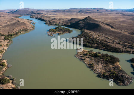 Fiume Orange, grande Karoo, Sud Africa Foto Stock