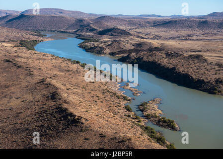 Fiume Orange, grande Karoo, Sud Africa Foto Stock
