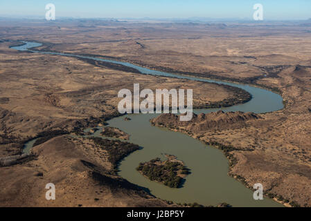 Fiume Orange, grande Karoo, Sud Africa Foto Stock