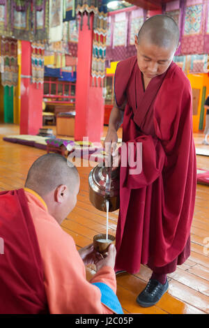 Monastero Gandan, Mongolia la più grande monastero di funzionamento, Mongolia, d Ulaanbaatar Foto Stock