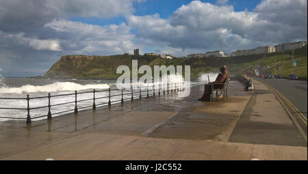 Marine Drive, Scarborough Foto Stock