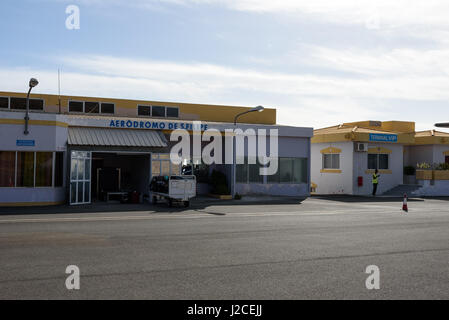 Capo Verde, Praia, Praia, isola di Fogo consiste praticamente solo del vulcano attivo Fogo Foto Stock